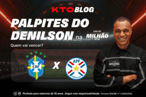 Palpites para Brasil x Paraguai do Denilson